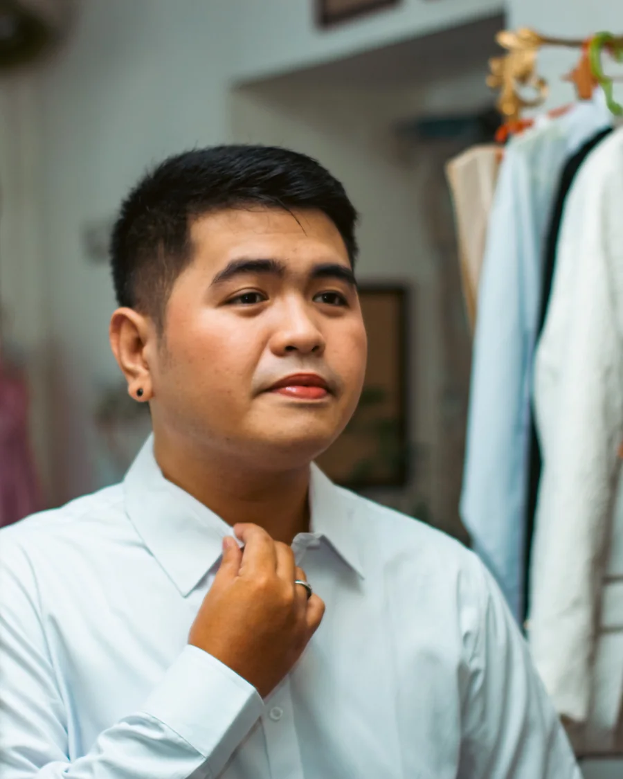 Inspirasi kemeja putih pria